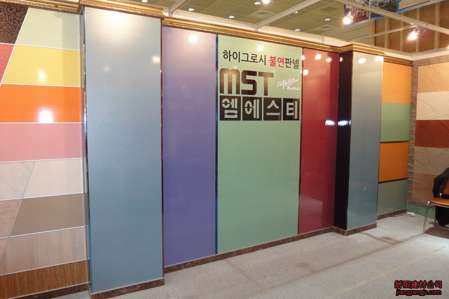 韩国展厅无机预涂板案例