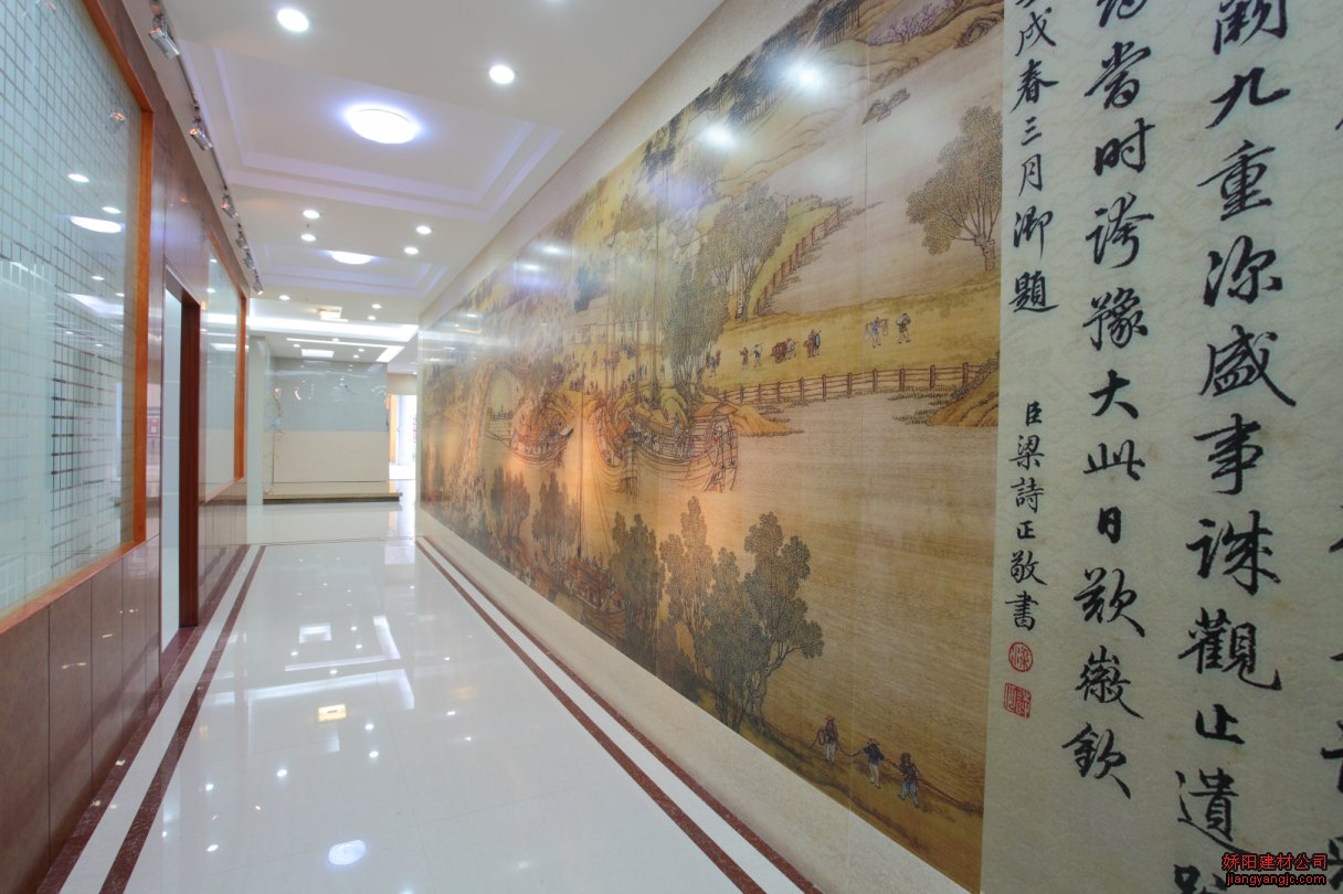 无机预涂板案例中邦展厅